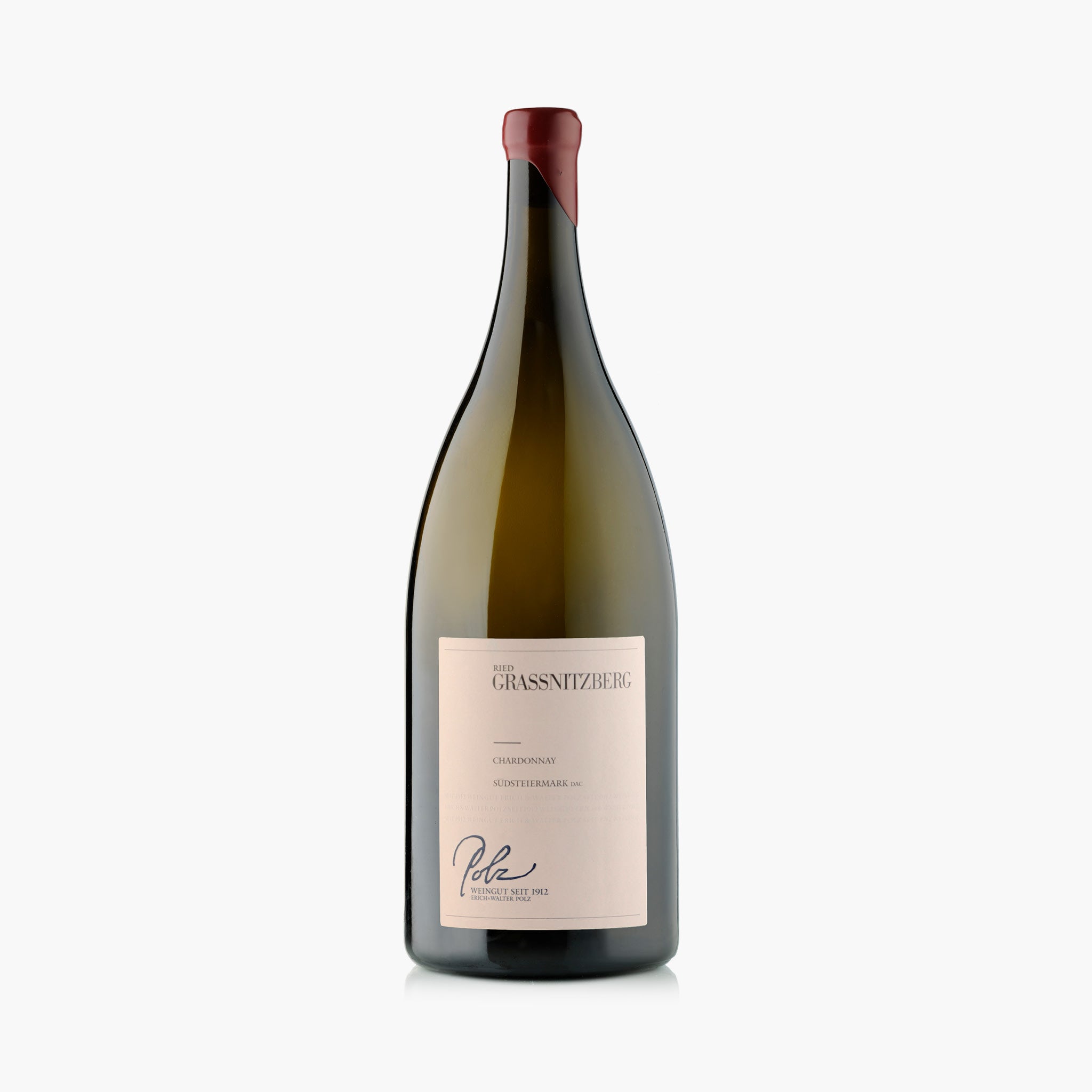 Weingut Polz Ried Grassnitzberg Chardonnay 2019 Südsteiermark DAC Riedenwein 3 Liter Doppelmagnum Großflasche