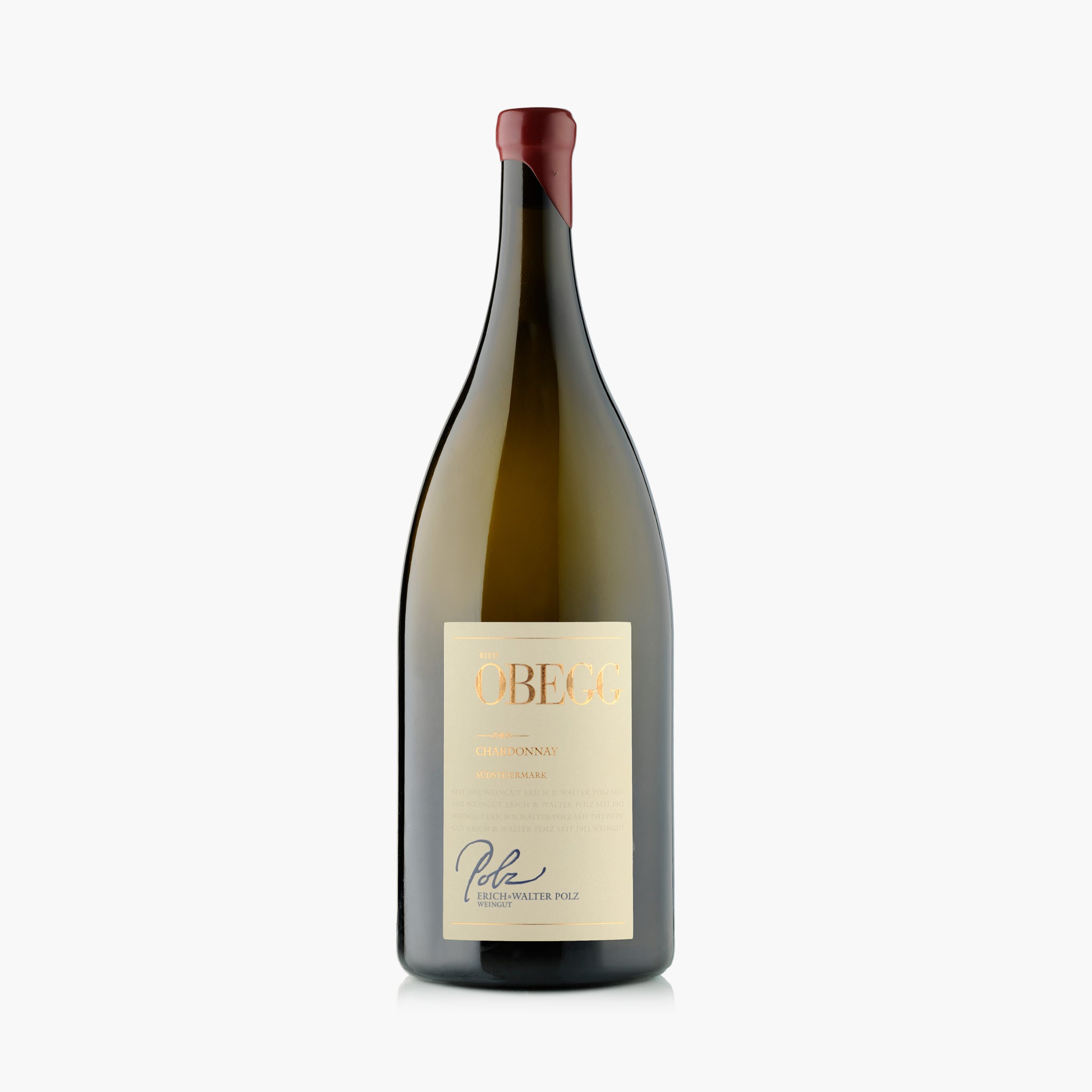 Weingut Polz Ried Obegg Chardonnay 2012 Südsteiermark Riedenwein 3 Liter Doppelmagnum